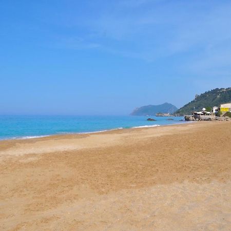 Holiday Apartments Maria With Pool And Panorama View - Agios Gordios Beach Exteriér fotografie
