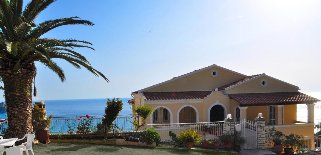 Holiday Apartments Maria With Pool And Panorama View - Agios Gordios Beach Exteriér fotografie