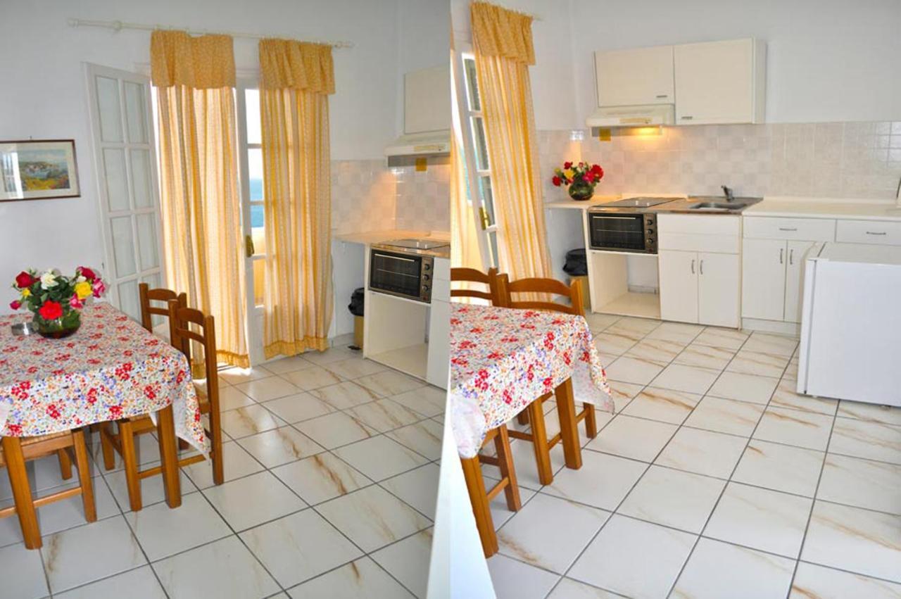 Holiday Apartments Maria With Pool And Panorama View - Agios Gordios Beach Exteriér fotografie