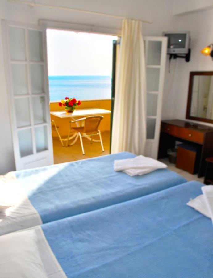 Holiday Apartments Maria With Pool And Panorama View - Agios Gordios Beach Exteriér fotografie